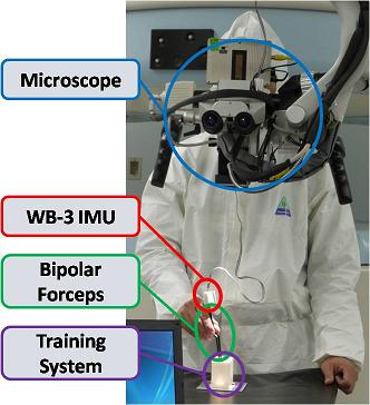 Fig. 1 Overview of experiment setup for neurosurgery